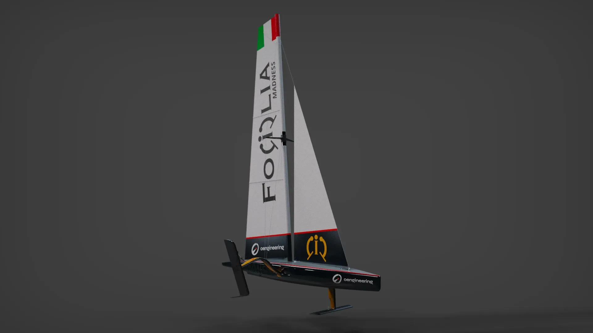 Foilia, 3D model render
